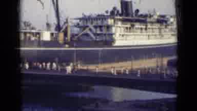 India (1947): Victorian People Boarding And Leaving A Ship Back In The Day