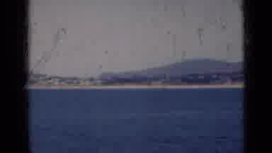 India (1947): Grainy Looking Footage Of The Ocean On A Sunny Day