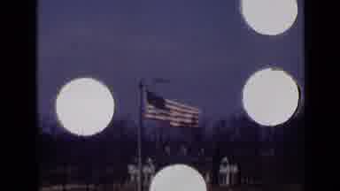 New York (1947): Us Flag Fluttering In Wind