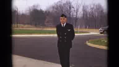 New York (1947): Officer Helping A Person Out Of The Car And Walking Around The