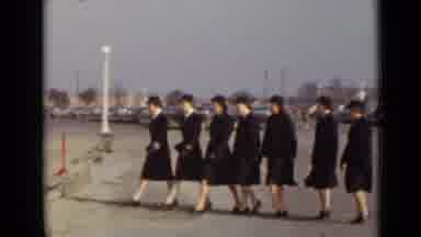 New York (1947): Military Ceremony Of Group Of Women Working In The Air Force