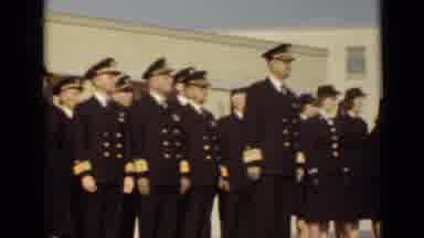 New York (1947): A Group Of Sailors Who Are Dressed Like Each Other And Getting