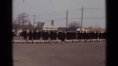 New York (1947): A High School Graduation In The Sunny Day Outside In A Field