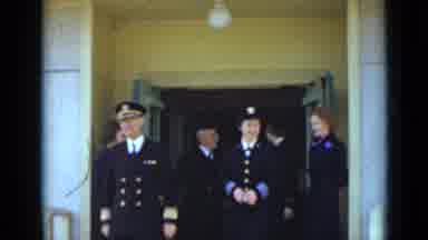 New York (1947): Group Of Military Personnel Leaving Their Base To Fulfill A Very