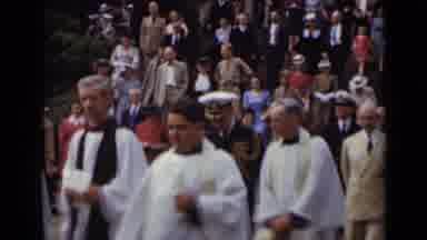 New York (1947): A Parade Or Procession Of Both Military Men And Members Of The