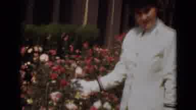 New York (1947): Woman Wearing A White Uniform With White Gloves Looking And