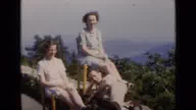 New York (1947): People Sit Outside And Soak Up The Sun On A Lovely Day