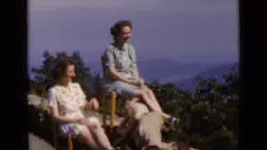 New York (1947): A Group Of Family Members Having A Family Picnic