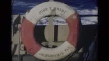Persian Gulf (1947): Life Preserver On Boat John S Mosby Jacksonville Fla As Boat