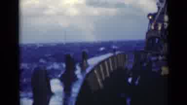 Persian Gulf (1947): Massive Waves In Open Waters Of The Ocean Seen From The Deck