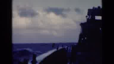 Persian Gulf (1947): Rough Seas During The Daylight Hours Rocking A Boat Back And