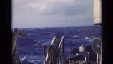 Persian Gulf (1947): View Of Blue Ocean Water Waves On A Clear Day