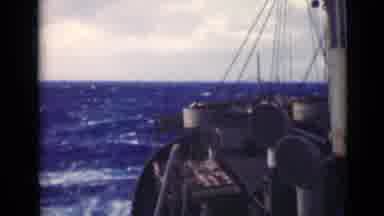 Persian Gulf (1947): The Boat Is Rocked By The Blue Waves From The Ocean As It Cut