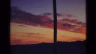 Persian Gulf (1947): Sunset Scene Has A Great View Of The Clouds And A Pole Too