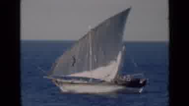 Persian Gulf (1947): Boat Sailing In The Water
