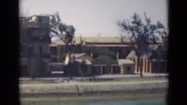 Suez Canal Egypt (1946): Video Taken Of Several Buildings Including A Church