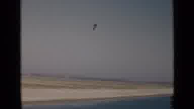 Suez Canal Egypt (1946): Empty Desert Road That Looks Like There Is Nothing For