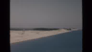 Suez Canal Egypt (1946): View Of White Beaches Against Blue Sea Water On A Clear