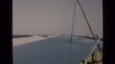 Suez Canal Egypt (1946): An Old Video Of Passing The River In A Boat
