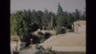 Suez Canal Egypt (1946): Small House With A Large Yard And Lots Of Pine Trees
