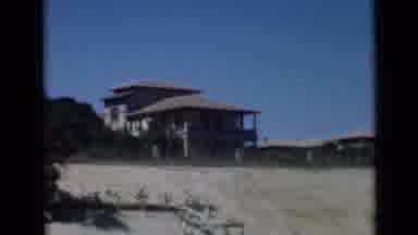 Suez Canal Egypt (1946): Footage Of Very Large Houses Near A Sea Shore Under Sunny