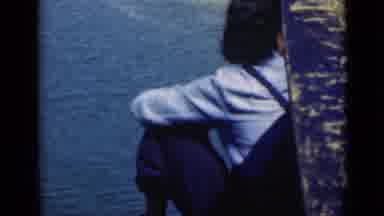 Suez Canal Egypt (1946): Sitting At The Front Of A Boat