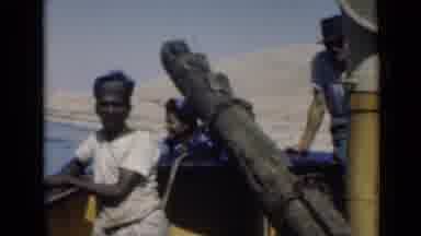 Suez Canal Egypt (1946): Footage Shows Three People Travelling In The Back Of A