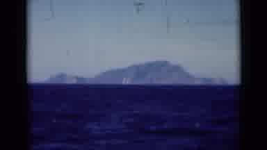 Suez Canal Egypt (1946): A Ship Sailing Through A Moderate Waves On The Ocean With