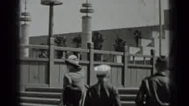 San Francisco California (1937): People Climbing Stairs Black And White