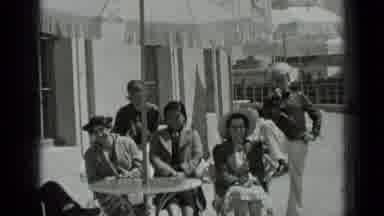 San Francisco California (1937): Three Women Sit At Small Outdoor Table On A