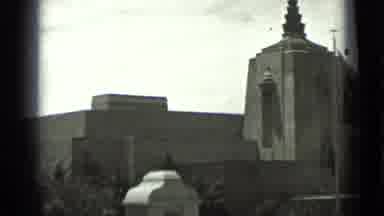 San Francisco California (1937): White Castle And People Go To The Church As See