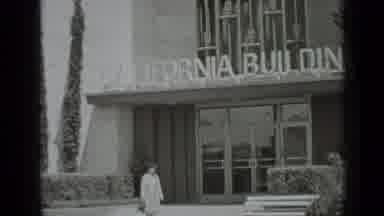 San Francisco California (1937): A Black And White Video Outside A Building That