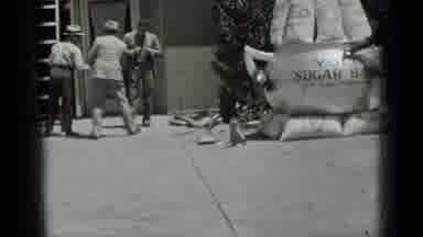 San Francisco California (1937): Rare Old Footage Of Sugar Bowl Loading At Yolo