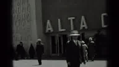 San Francisco California (1937): Man Wearing White Hat Points At White Alta Letter