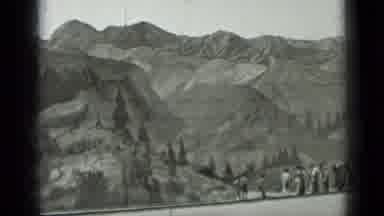 San Francisco California (1937): Black And White Hilly Background With People