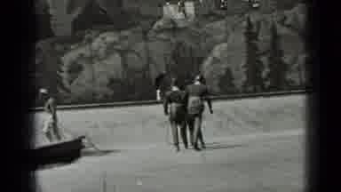 San Francisco California (1937): Group Of Men In Dark Uniforms And A Group Of Men