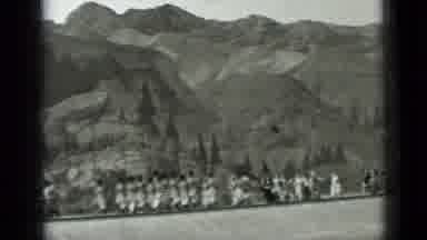 San Francisco California (1937): Black And White Footage Of Cowboys And Indians