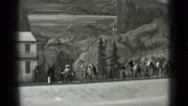 San Francisco California (1937): View Of People Riding Horseback At Work Camp On A