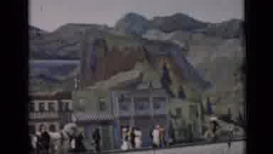 San Francisco California (1937): Horse And Carriage Passing In Front Of Painted