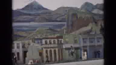 San Francisco California (1937): Two People Riding Old Fashioned High Wheel