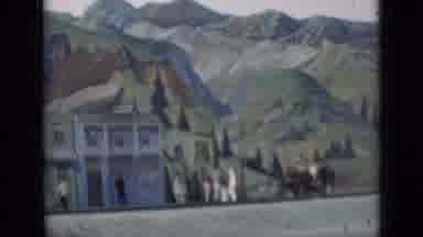 San Francisco California (1937): A Group Of People Walk Past And Ride By In