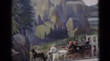 San Francisco California (1937): Racing Through A Hollywood Movie Set On Horse