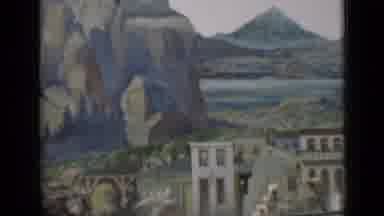 San Francisco California (1937): People Running In A Scenario That Simulates A