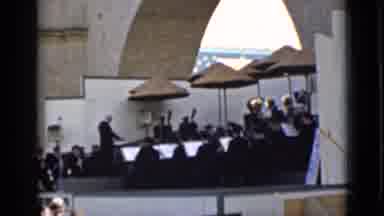 San Francisco California (1937): View Of A Band Performing In An Outdoor Arena In