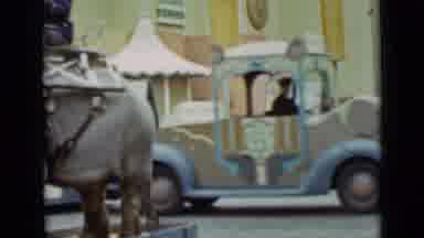 San Francisco California (1937): An Old 1960'S Circus With A Large Elephant And A