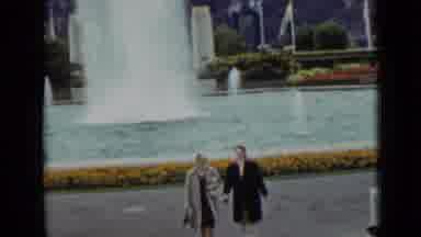 San Francisco California (1937): Woman Walking Talking Enjoying Park Maybe On