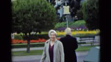San Francisco California (1937): Pretty Flower Gardens And Landscape With A Large