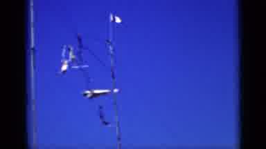 San Francisco California (1937): Metal Mobile Toy Plane Spinning Power Line