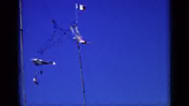 San Francisco California (1937): Trapeze Artists Rotating High Above The Ground