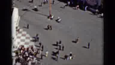 San Francisco California (1937): Silent Film Of Crowd Walking Around On Pavement